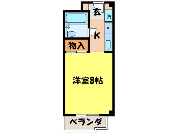 第２ヤングハイツ小野原の物件間取画像